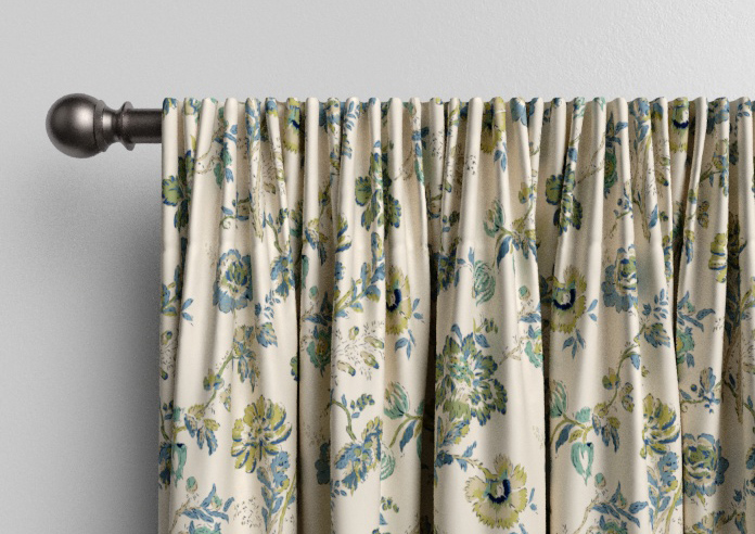 Land & Shore Orchard, Green - Made to Measure Curtains - Image 9